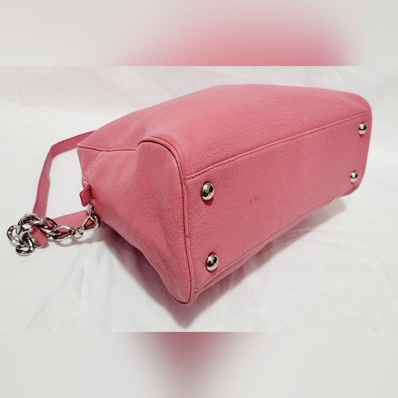 Michael Kors MK Studio Mercer Medium Duffel Satchel Shoulder Bag Pink - Picture 8 of 16